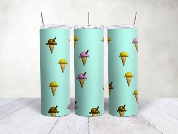 3D Ice Cream Tumbler Wrap: A Unique and Customizable Gift