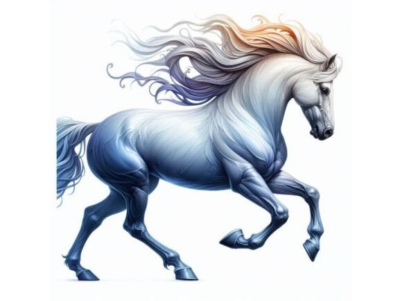Captivating 3D Horse Illustration for Creative Projects
