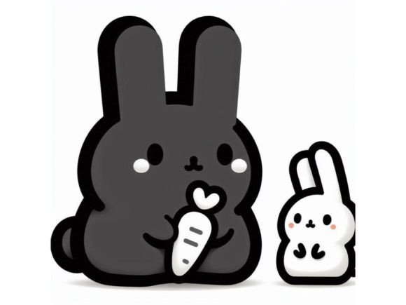 Discover the Charm of 3D Kawaii Rabbits: Perfect for Creative Projects