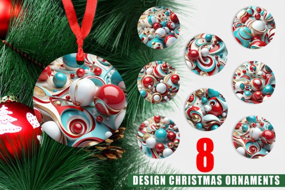 Enhance Your Christmas Decor with Ornament 3D Orb Christmas Designs