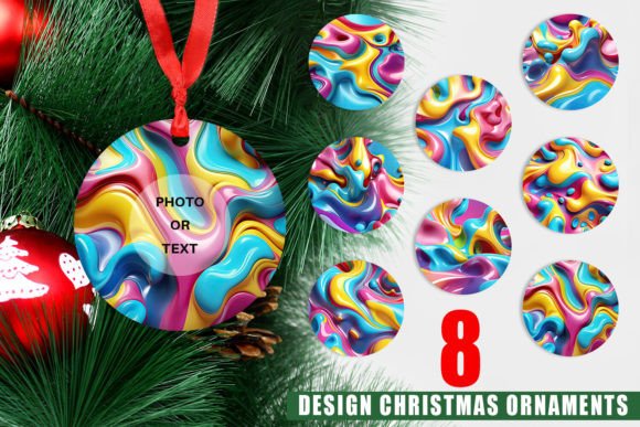 Enhance Your Decor with 3D Colorful Liquid Ornaments