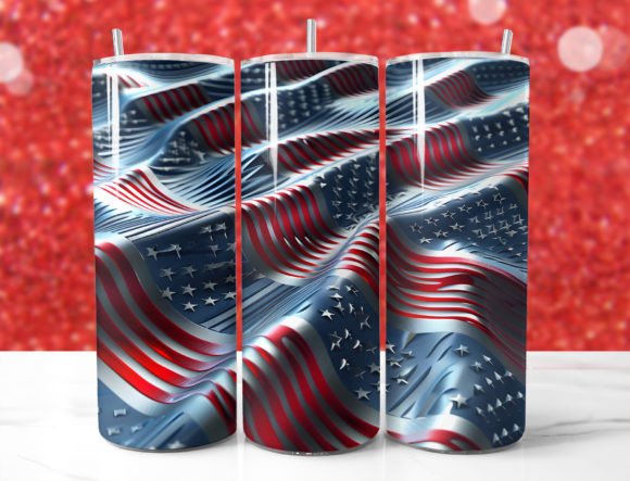 Enhance Your Tumbler with 3D Flag Wrap
