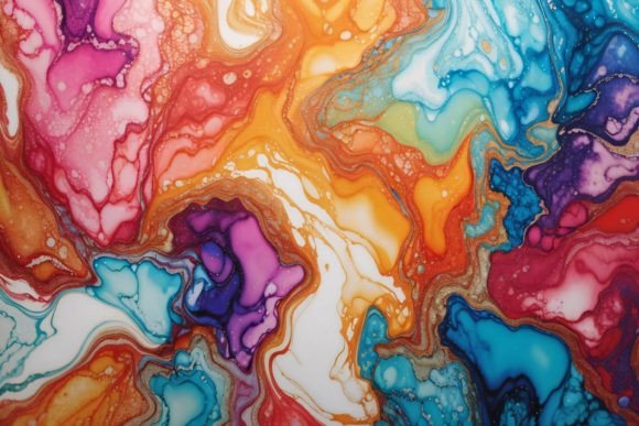 Explore Creative Possibilities with Alcohol Ink 3D Texture