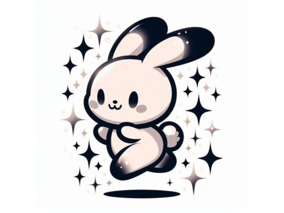 Exploring the Charm of 🐇 Little 3D Kawaii Rabbit Hopping Aroun