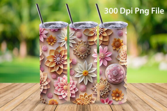 Exploring the Versatility of 3D Tumbler 20oz Skinny Wrap Design