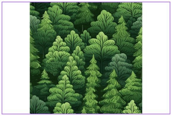 Isometric 3D Trees: A Versatile Seamless Pattern