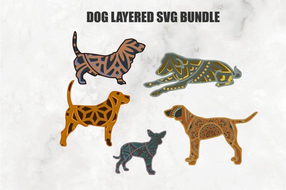 Unlock Creative Potential with 3D Dog SVG Bundle DXF - Pet Svg