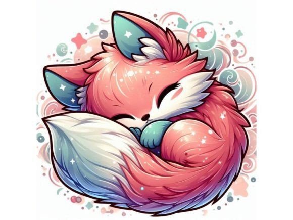 Unlock Creativity with 🦊 Adorable 3D Kawaii Fox Illustrations
