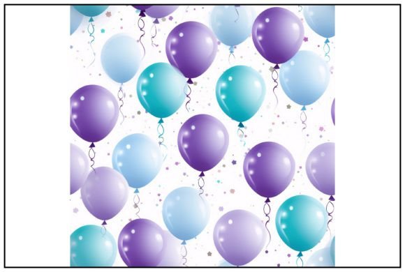 Unlock Endless Creativity with 3D Balloons Seamless Patterns