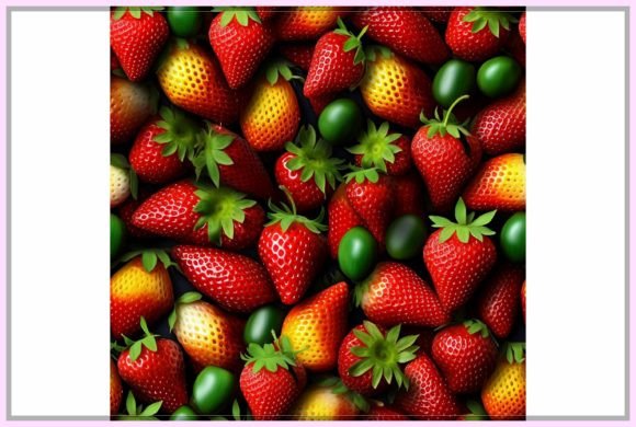 Unlock Endless Creativity with 3D Strawberry Seamless Pattern