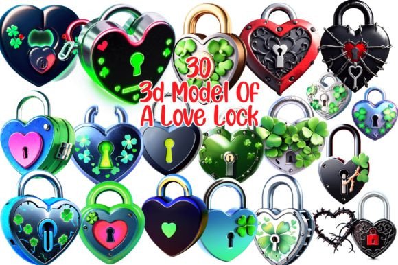 Unlocking Creativity: The Versatility and Impact of 3D Model of a Love Lock Sublimation