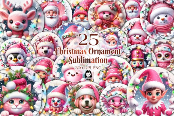 Unveiling the 3D Pink Christmas Ornament Break Through